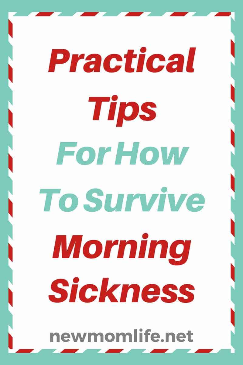 how to deal with morning sickness