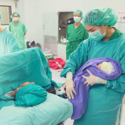 Preparing for a c section
