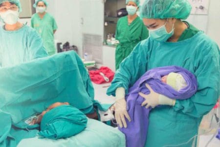 Preparing for a c section
