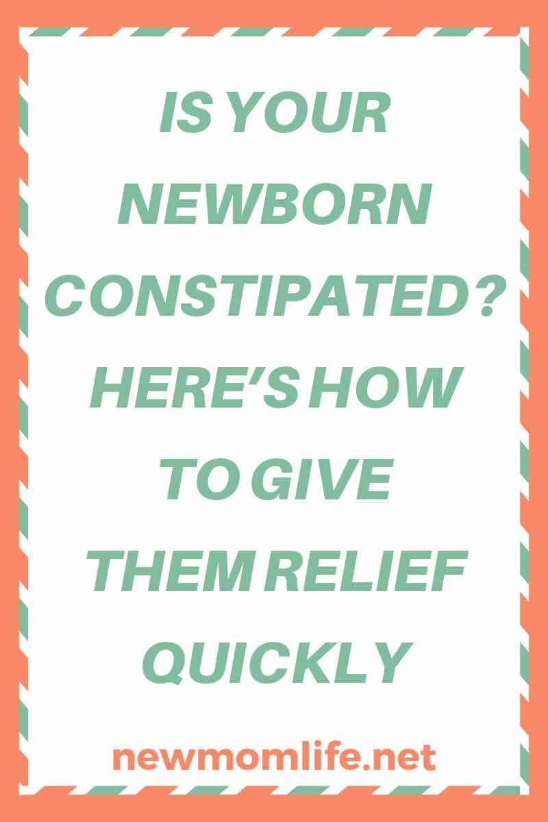 how to relieve constipation in babies quickly.
