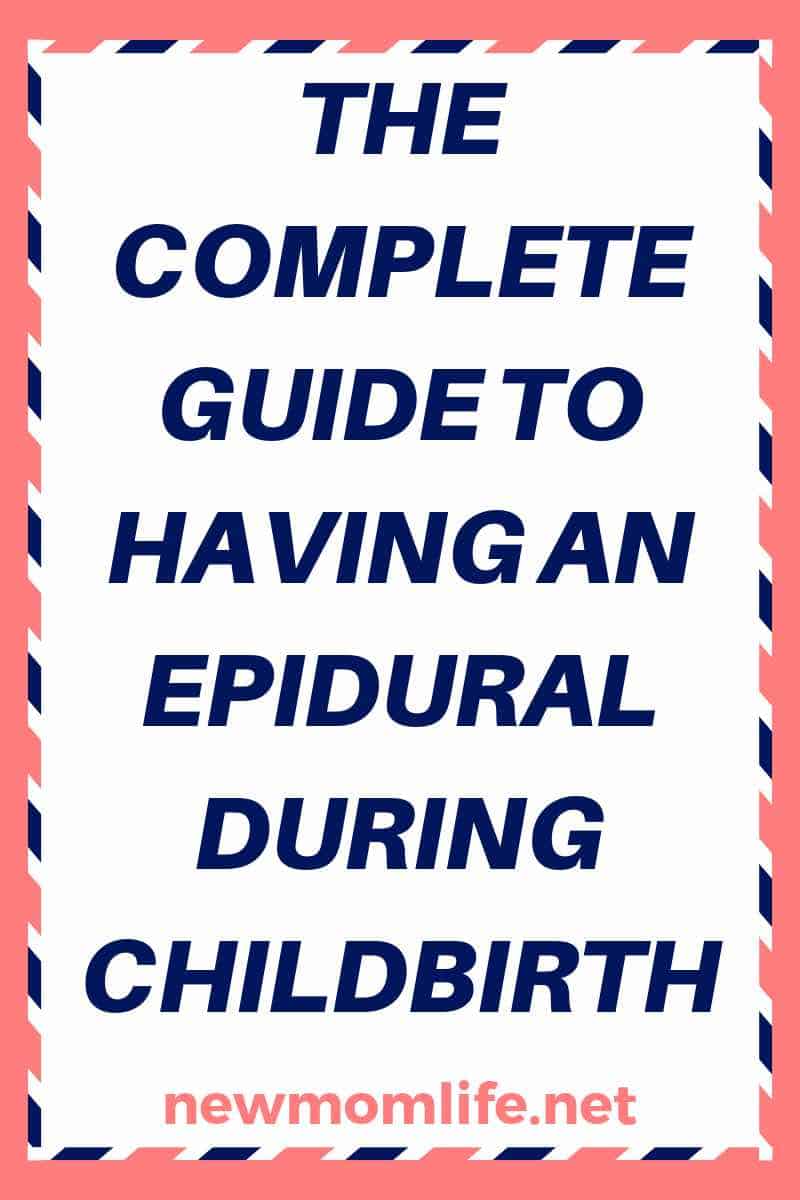 having an Epidural during labor