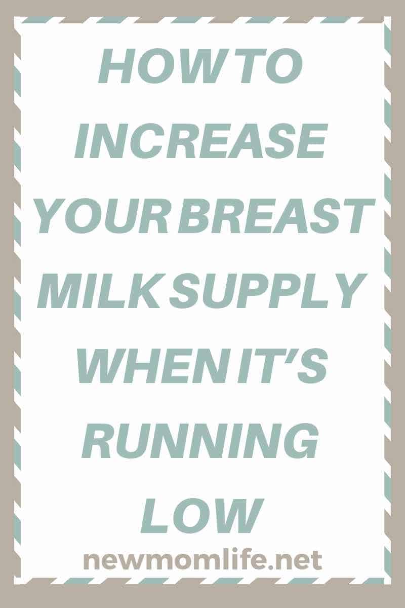 ways to increase milk supply ways to increase milk supply