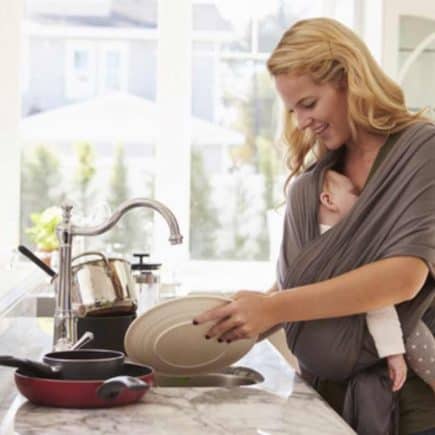 how to clean your house with a baby