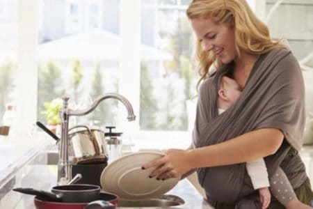 how to clean your house with a baby