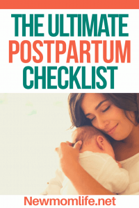 postpartum checklist Postpartum Checklist