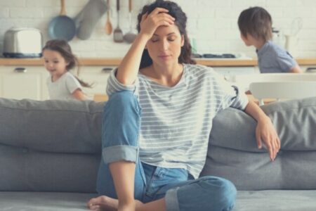 overwhelmed mom